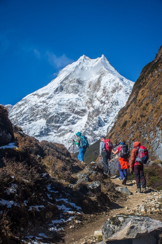 larke pass manaslu, nepal