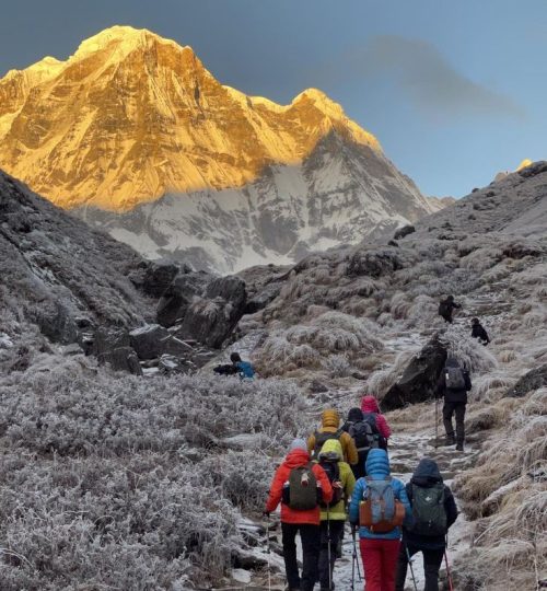annapurna base camp trek in winter